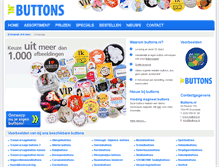 Tablet Screenshot of buttons.nl